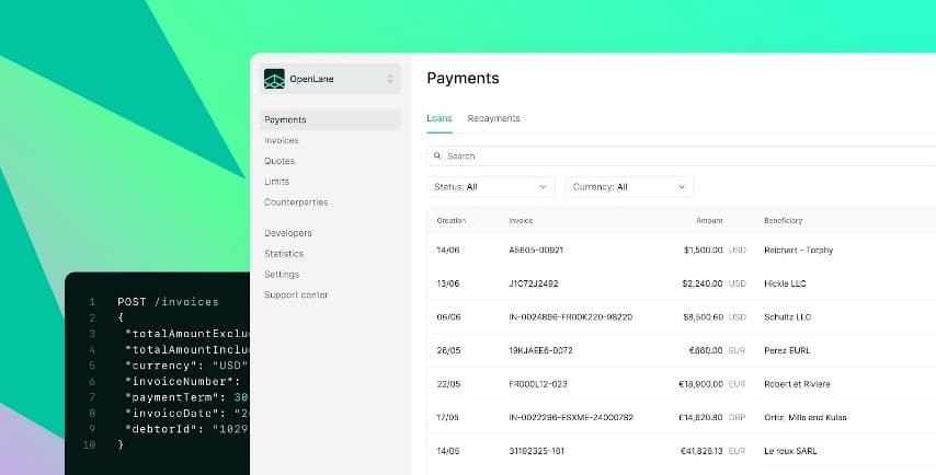 loans dashboard